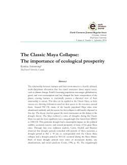 The Classic Maya Collapse