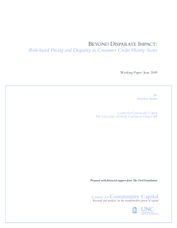Beyond Disparate Impact: Risk-based Pricing and Disparity in