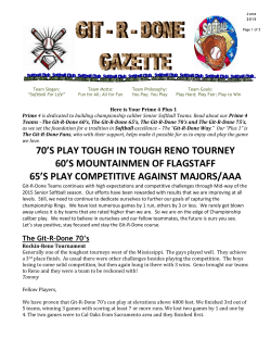 70`S PLAY TOUGH IN TOUGH RENO TOURNEY 60`S