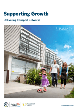 Supporting Growth - Auckland Transport