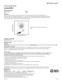 Lysing Buffer - BD Biosciences