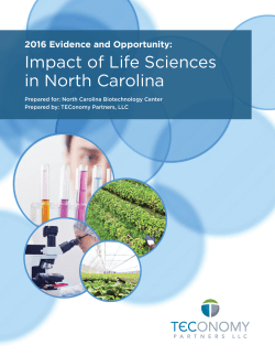 Impact of Life Sciences in North Carolina