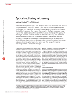 Optical sectioning microscopy