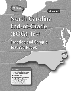 North Carolina End-of-Grade Test Practice and Sample Test Workbook