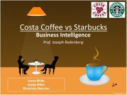 Costa Coffee vs Starbucks - Rodenberg