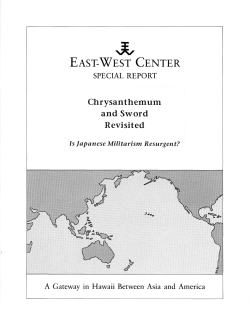 Chrysanthemum and sword revisited : is Japanese militarism