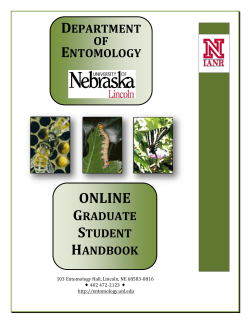 ONLINE - UNL Entomology