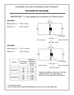 KM-3030M OR KM-4040M IMPORTANT: &rdquo;x&rdquo; must always be a