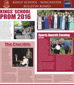 September 2016 - Kings` School