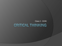 Impediments to Good Reasoning