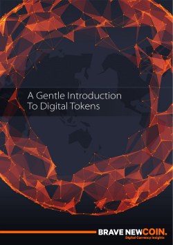 A Gentle Intro to digital tokens WEB