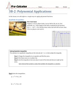 3B-2: Polynomial Applications