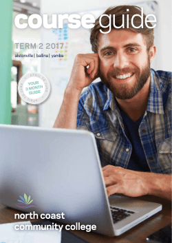 NCCC 2017 term 2 - North Coast Community College