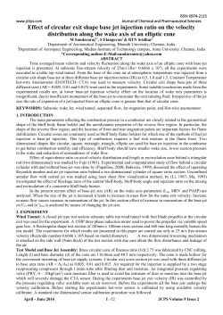Effect of circular exit shape base jet injection ratio on the velocity