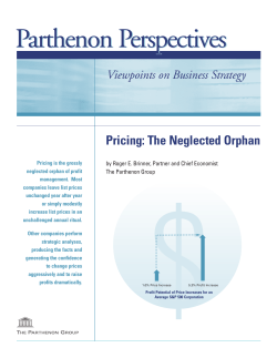 Parthenon Perspectives