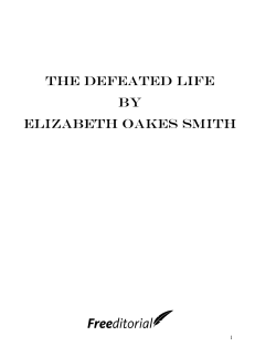 the defeated life by elizabeth oakes smith