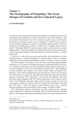 The Stratigraphy of Forgetting: The Great Mosque of Cordoba and Its