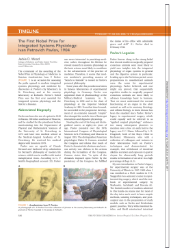 timeline - Physiology