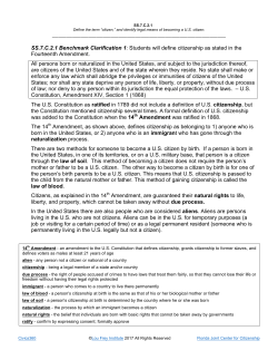 SS.7.C.2.1 Benchmark Clarification 1