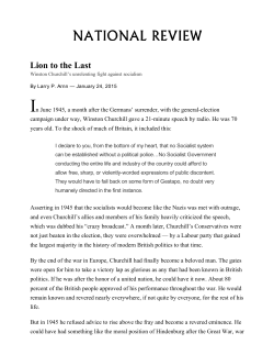 Lion to the Last - Hillsdale College