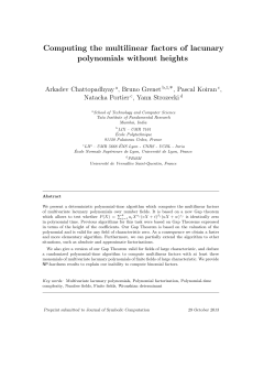 Computing the multilinear factors of lacunary polynomials without