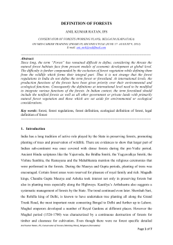 definition of forests