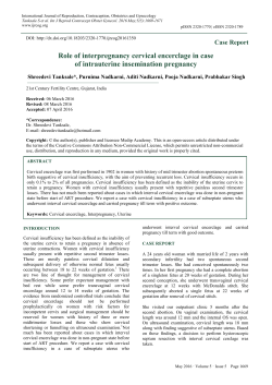 Print this article - International Journal of Reproduction