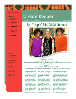 Dream Keeper Vol 1 Issue 2 (Spring 2014).pub