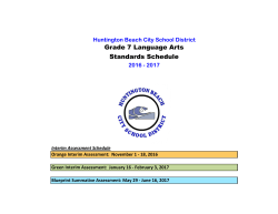 Grade 7 Language Arts Standards Schedule