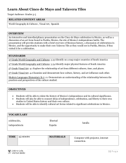 Learn About Cinco de Mayo and Talavera Tiles