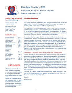 Heartland Chapter 2016 Summer Newsletter