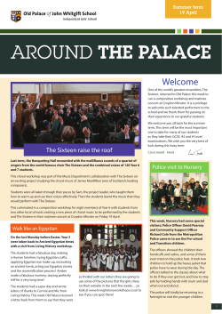 around the palace - Old Palace of John Whitgift School