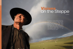 Visions on the steppe by Lucy Monro