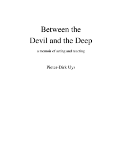 Between the Devil and the Deep - Pieter
