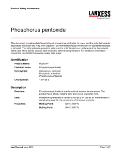Phosphorus pentoxide