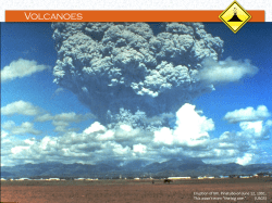 Eruption of Mt. Pinatubo on June 12, 1991. This - BYU