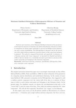 Maximum Likelihood Estimation of Heterogeneous Mixtures of