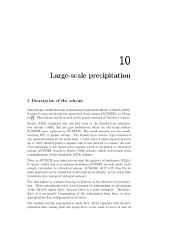 Large-scale precipitation