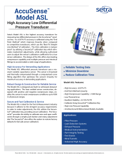 AccuSense&trade; Model ASL