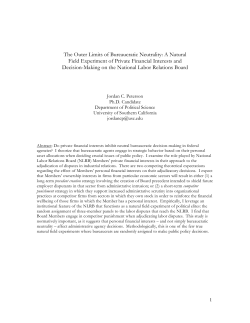 The Outer Limits of Bureaucratic Neutrality