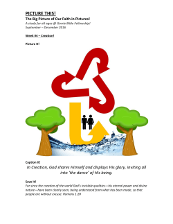 Creation - Gorrie Bible Fellowship