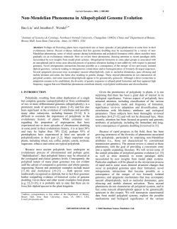 Non-Mendelian Phenomena in Allopolyploid Genome Evolution