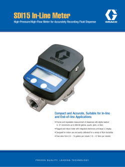 340513EN-B Graco SDI15 In-Line Meter Flyer