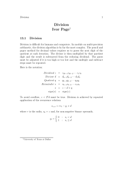 Division Ivor Page1 - The University of Texas at Dallas