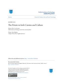 The Potato in Irish Cuisine and Culture