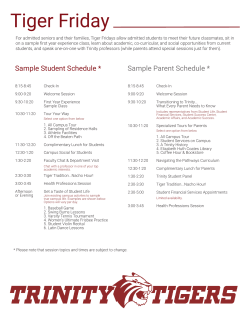 Tiger Friday - Trinity University