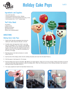 Holiday Cake Pops