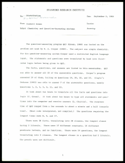 STANFORD RESEARCH INSTITUTE X