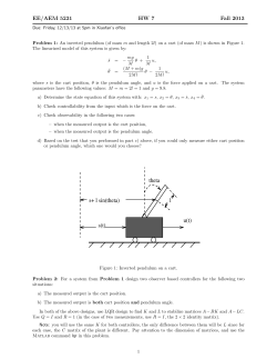 s(t) theta l u(t) s+ l sin(theta)