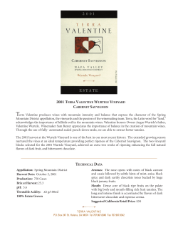 Appellation: Spring Mountain District Harvest Date